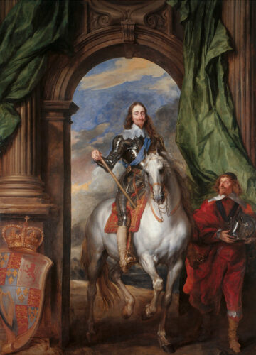 ダイク《馬上のチャールズ1世とサン・アントワープの領主の肖像》