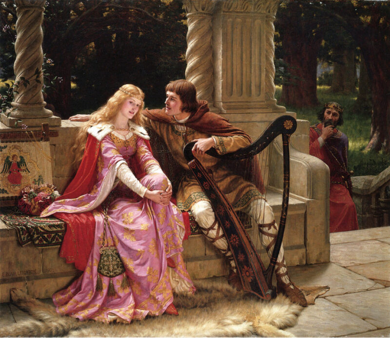 Edmund-Leighton-Tristan-and-Isolde