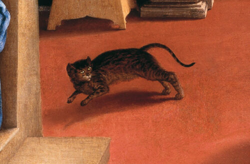 Lorenzo-Lotto-The-Annunciation-cat